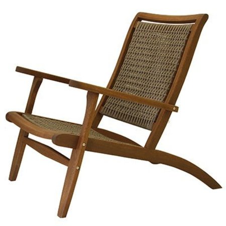 OUTDOOR INTERIORS GRY Eucal Lounge Chair 21250-GR